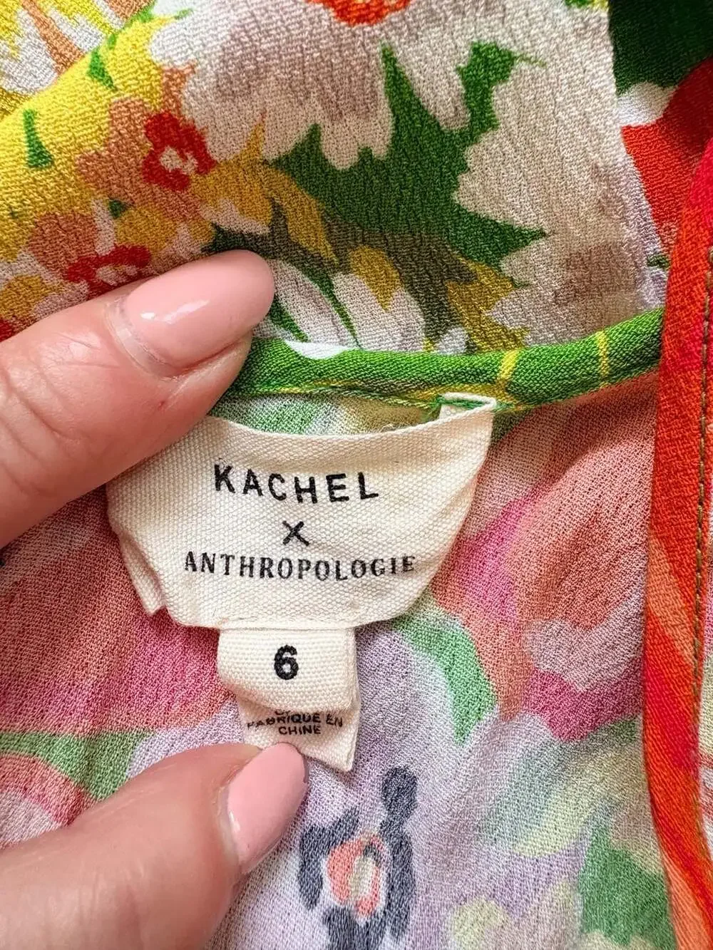 Kachel x Anthropologie Pandora Wide-Leg Jumpsuit Floral Green